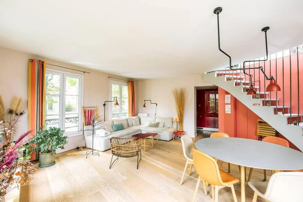 Duplex Lumineux 90 M2 Avec Terrasse Apartment Paris