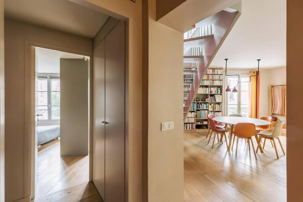 Duplex Lumineux 90 M2 Avec Terrasse Apartment Paris